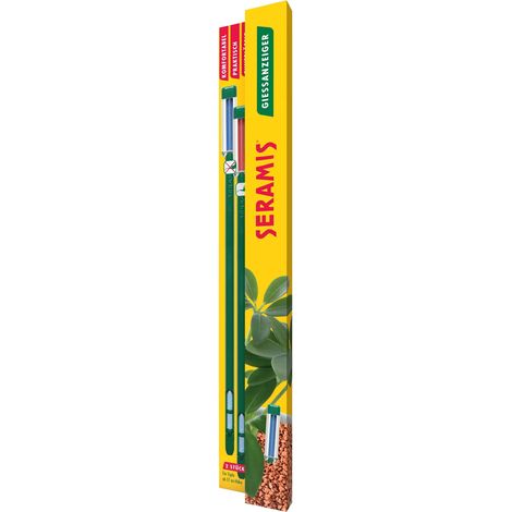 Seramis Indicatore di irrigazione grande, 26 cm – Set da 2 indicatori, indicatore umidità per piante in granuli e terriccio, verde (1/5)