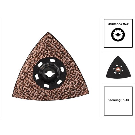 MAKITA B-66569 FEUILLE ABRASIVE DELTA GRAIN 40 1 PC(S) (1/5)