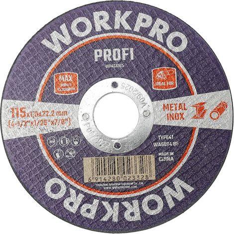 Disco de corte para metal e inox profi/t41 ø115 x 1,0 x 22,2 mm