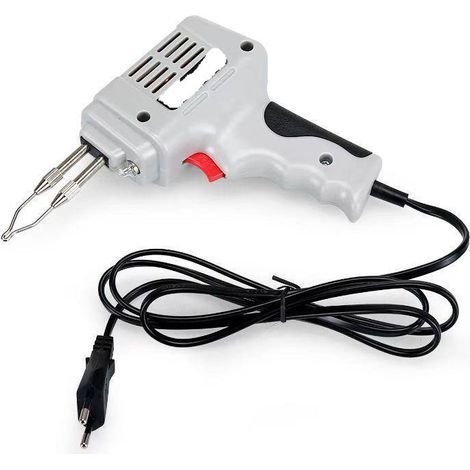 Fer à souder électrique portatif 220 V 100 W avec fil à souder et voyants. (1/5)