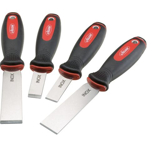 Jeu de grattoirs ∙ acier inoxydable ∙ V1283 ∙ 4 pièces ∙ Nombre d'outils : 4 (1/4)