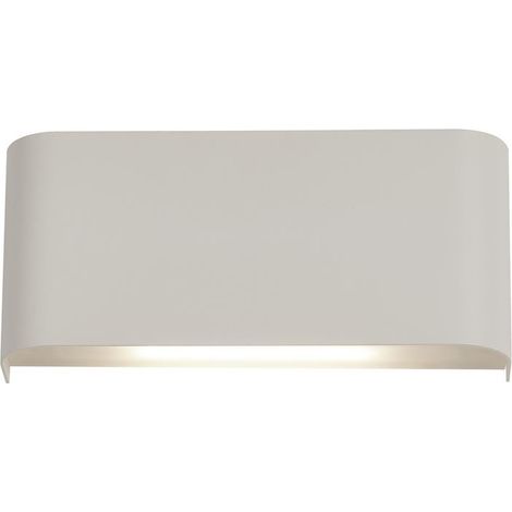 Applique Moderna Scatola Fiammiferi Alluminio Bianco Policarbonato Led 10W 3000K (1/3)