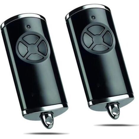 Pack de 2 télécommandes 868MHz pour Hörmann HSE4 BS – 4 canaux – Émetteur manuel avec protection métal – Appairage rapide 30s