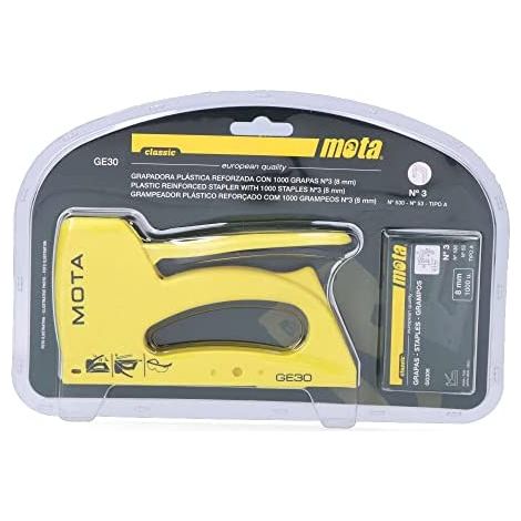 Pinzatrice Classica N° 3 + 1000 Graffette 8mm Ge30 Mota