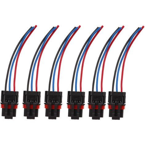 Conector de enchufe de alimentación por impulsos, arnés de conector de cable de alimentación por impulsos de 6 piezas, reemplazo para Polaris Ranger XP 1000 2018-2022
