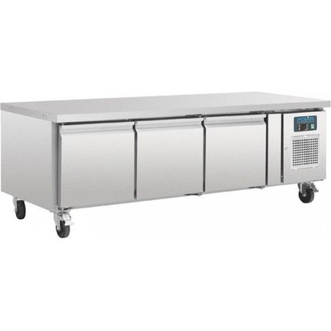 Soubassement positif tropicalisé 3 portes GN 1/1, 155 W, 220 V - MONO
