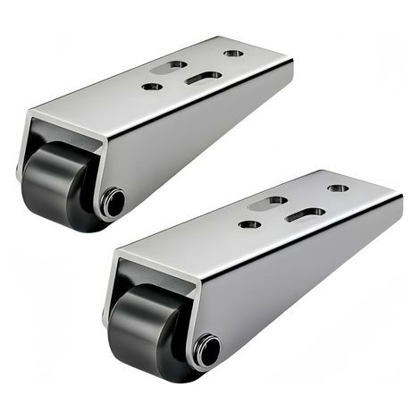 Roue de support lourde en acier inoxydable PP, silencieuse et résistante à l'usure, adaptée pour les plates formes télescopiques, les tiroirs tatami (1/5)