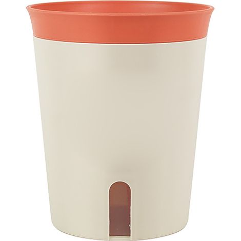 Pot de fleurs à arrosage automatique, petit modèle, absorption automatique, pot paresseux pour plantes d'intérieur (1/5)