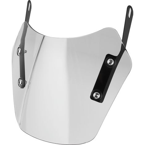 Universelle Motorradwindschutzscheibe mit Montagehalterung, 5 bis 7 Zoll, grau (1/5)