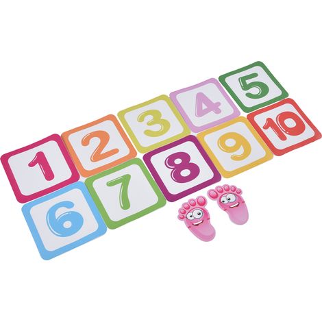Jeu Sol Adhésif Chiffres Classique Écologique PVC Imperméable Sticker Numéro (1/5)