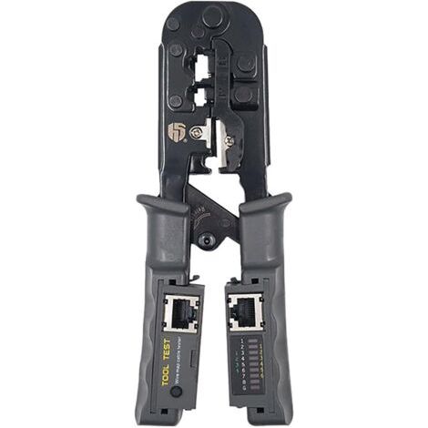 Multitool Pince de compression de fil, pince de test, pince à dénuder, pince à dénuder, pince à dénuder, RJ11, RJ12, RJ45, coupe-ongles (1/5)
