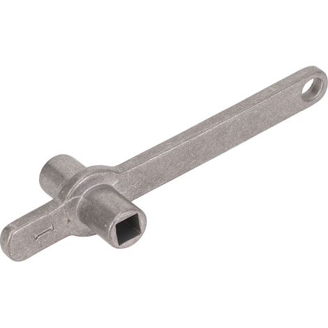 Clé de purge radiateur impérial et métrique carrée en acier allié pour manette d'évacuation d'air (1/5)