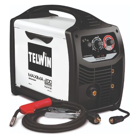 Saldatrice INVERTER ad elettrodo 170 Amp Multiprocesso TELWIN Maxima 200 Synergic