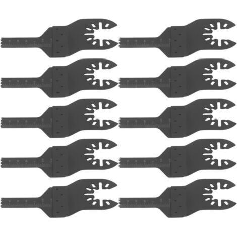 Kit de lames multi-outils, HCS, excellente compatibilité, résistantes à la chaleur, lames oscillantes universelles pour outil multifonction pour couper du bois