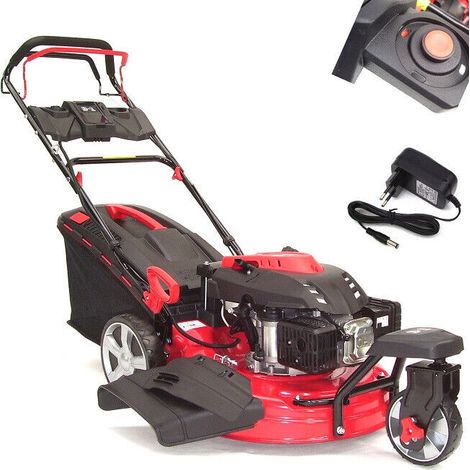 Benzin Rasenmäher 53cm Trike E-Start Rad-Antrieb Akku Elektrostart 3-Rad 55824 (1/5)