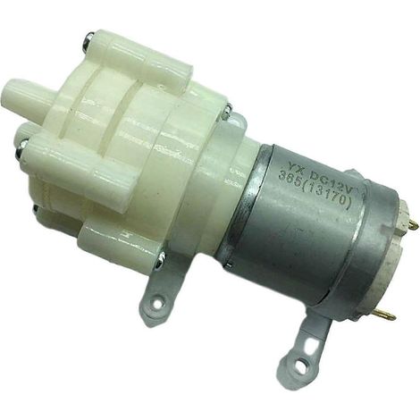 Pompe à eau pour aquarium, fontaine ou réservoir d'eau de mer, 12 V CC, 0,5-0,7 A, à membrane (1/5)