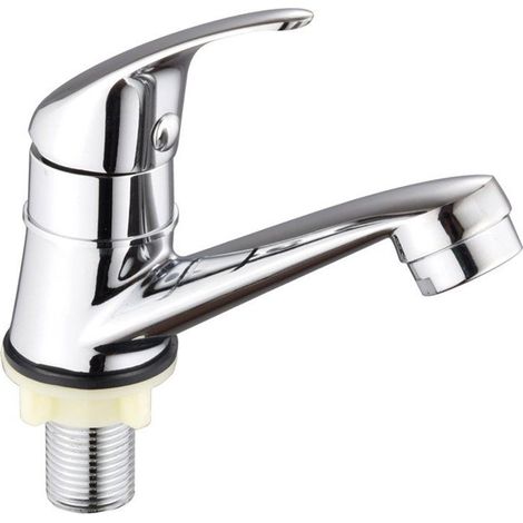 lavabo avec robinet d'eau froide simple, salle de bain, lavabo avec robinet d'eau froide simple sous le comptoir (1/3)