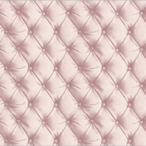 ARTHOUSE DESIRE BLUSH PINK LIGHT LEATHER HEADBOARD FAUX WALLPAPER 618103 NEW