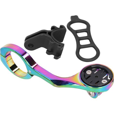 Support vélo chromé durable, support d'ordinateur en alliage d'aluminium, fixation colorée pour guidon (1/5)