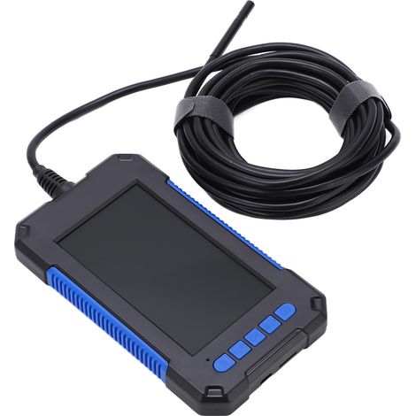 Endoscope industriel HD P40 5,5 mm avec écran 4,3 pouces, étanche, pour la maintenance des systèmes de drainage électrique, bleu, portée 10 m / 32,8 pieds (1/5)