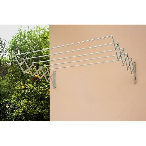 Fepre Tendeur rétractable blanc 120 cm acier époxy (1/3)