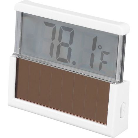 Solar-Aquarienthermometer, digitales transparentes LCD-Display, hochpräzises Solar-Aquarienthermometer (1/5)