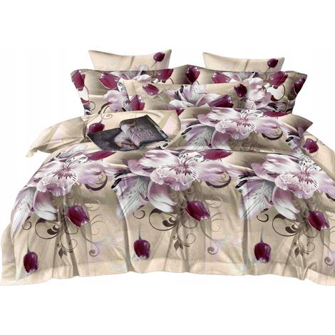 Juego de ropa de cama de satén Parylux 2.4, funda nórdica de 200x220cm, sábana de 200x230cm. (1/5)