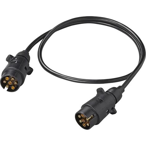 Rallonge 1m Avec 2x Fiche 7-pôles Pvc (1/5)