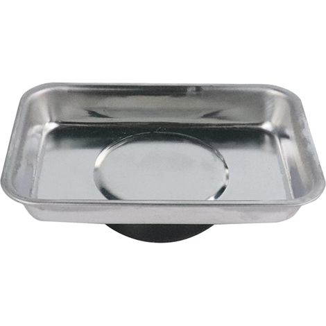 Plateau porte-outils magnétique en acier inoxydable pour l'organisation des outils de réparation automobile rangement soigné des petites pièces antirouille