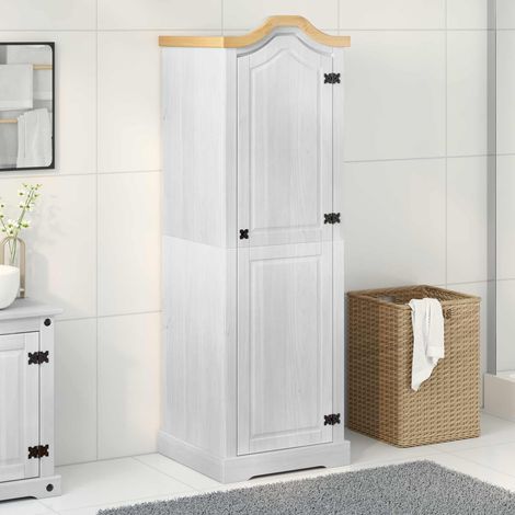 vidaXL Armadi con lo scaffale Bianco 55 x 52 x 170 cm Pino