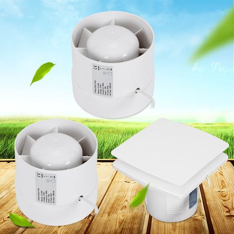 100mm Wandlüfter Abluft Lüfter Ventilator Küche WC Bad Abluftventilator 100 m³/h (1/4)