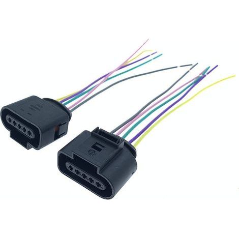 1J0973705 Applicable aux fiches de débitmètre d'air Volkswagen et Audi DJ7054B-1.5-21/11 --JB2008-5P