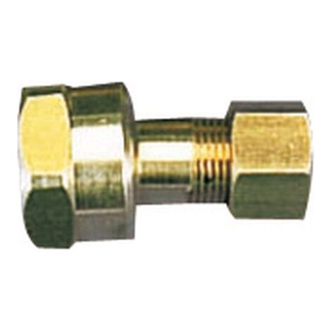 Raccord laiton entrée 20/150 avec sortie olive – Filetage plomberie – Joint inclus – Dimension 46240 – GOK