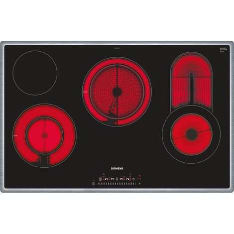 Siemens ET845FCP1D iQ300 Glaskeramik-Kochfeld, 80 cm, mit Rahmen aufliegend