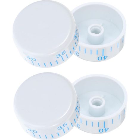 Lot de 4 boutons de commande de thermostat de réfrigérateur - Bouton de réglage de température - Bouton rotatif de rechange - Bouton de réglage du cadran compatible (1/5)