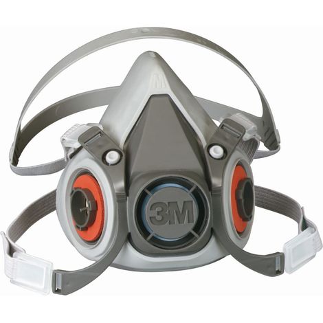3M 6100 Maschera respiratore facciale semimaschera filtri ricambiabili taglia S