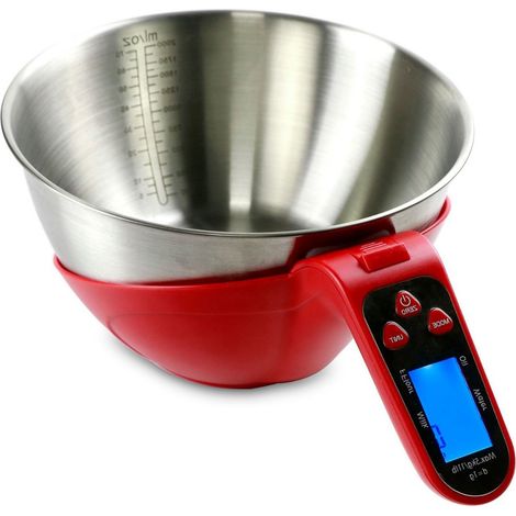 5-kg-Küchenwaage für Backen und Ernährung, hochpräzise Lebensmittelwaage, elektronische Waage