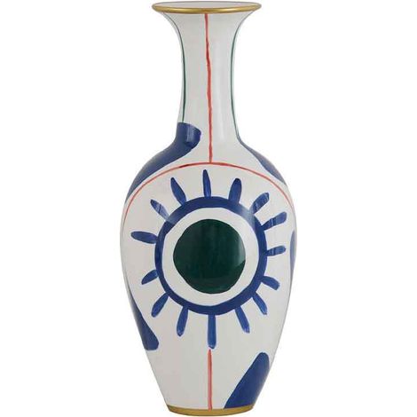 Vase Athènes multicolore 16x37cm (1/2)