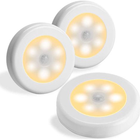 MINKUROW Luz Nocturna Infrarroja De Cuerpo Humano Premium Inteligente De 3 Piezas (1/5)
