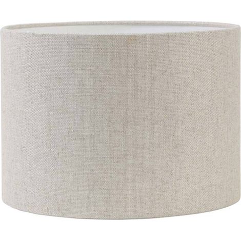 Light & Living - abat-jour - Livigno - gris - textile - Ø 38cm -