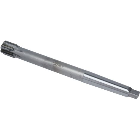 Alésoir carbure cimenté calibre H8 Ø22mm 6 lames queue conique perçage rapide usinage acier inox fonte acier outillage (1/5)