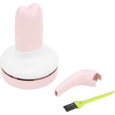 Aspirateur de Bureau Mini Portable - Nettoyeur de Poussière pour Table Rose (1/5)