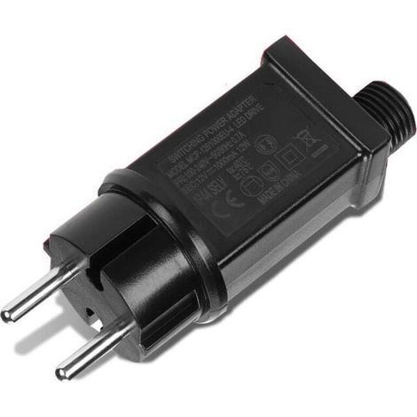 Transformateur LED 12V IP44 Alimentation Basse Tension pour Guirlandes Lumineuses de Noël et Éclairage Décoratif (1/4)