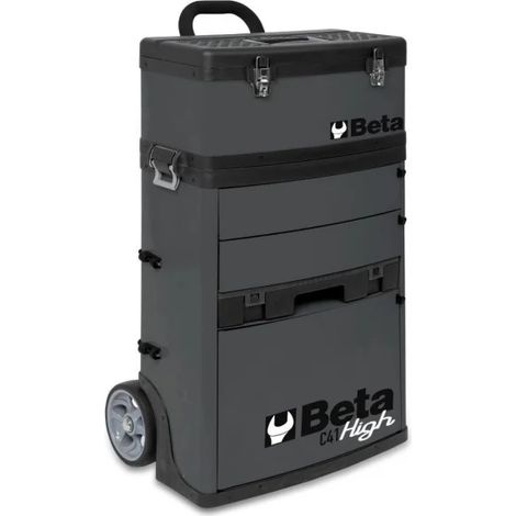Beta C41H Trolley portautensili 2 moduli - Grigio