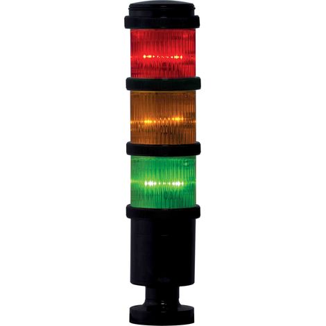 Colonnes lumineuses pré-configurées à LED Feu Flash, Fixe, Rouge / Vert / Ambre, 110 V c.a. ( Prix pour 1 )