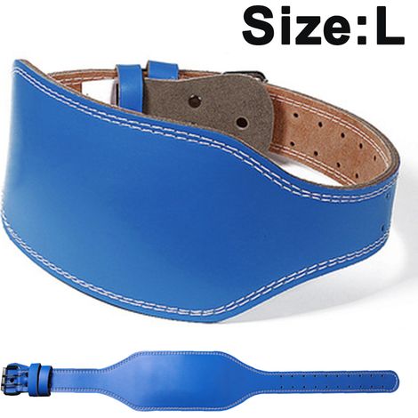 Ceinture De Soulevé De Terre - Soutien Lombaire Rembourré - Ajustable 8 Trous - Pour Force Et Musculation - 1 Pièce (1/5)