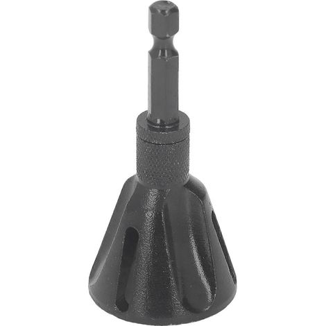 Outil d'ébavurage et de chanfreinage externe professionnel haute dureté avec tige à dégagement rapide de 6,35 mm (1/4 pouce) pour 4,76 mm (3/16 pouce) et 25,4 mm (1 pouce). (1/5)