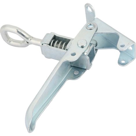 Verrou à boucle métallique, fermoir à loquet verrouillable pour camion, remorque, caisse, pince étau (1/5)