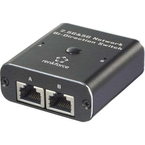 Renkforce RF-6736628 RF-EW-700 Switch réseau RJ45 2 ports 5 GBit/s alimentation USB (1/5)