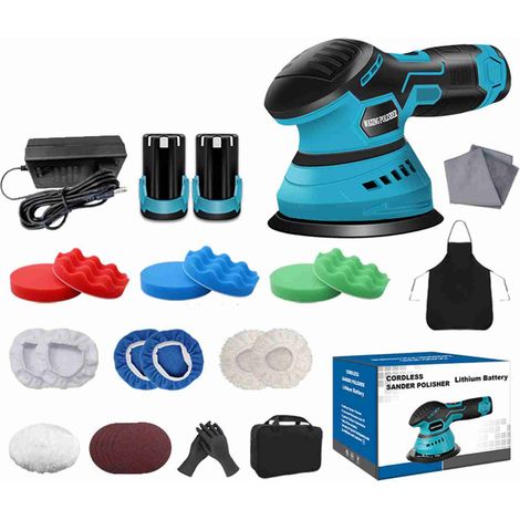 [JAMAIS UTILISÉ]Polisseuse de voiture multifonctionnelle 12V rechargeable, petite machine de polissage électrique sans fil pour le ponçage du bois et le polissage de voitures